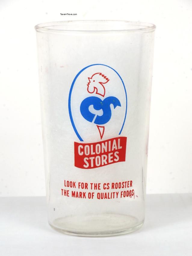 Colonial Stores CS Rooster 4¾ inch ACL Measuring Glass