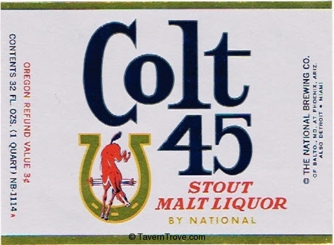 Colt 45 Stout Malt Liquor