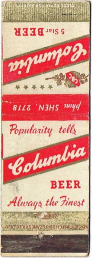 Columbia 5 Star Beer Dupe