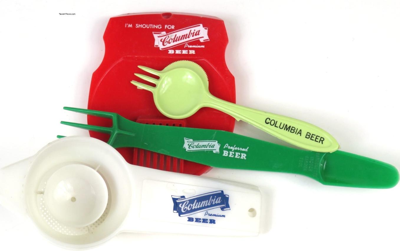 Columbia Beer Egg Separator & Kitchen Tools Lot of Four