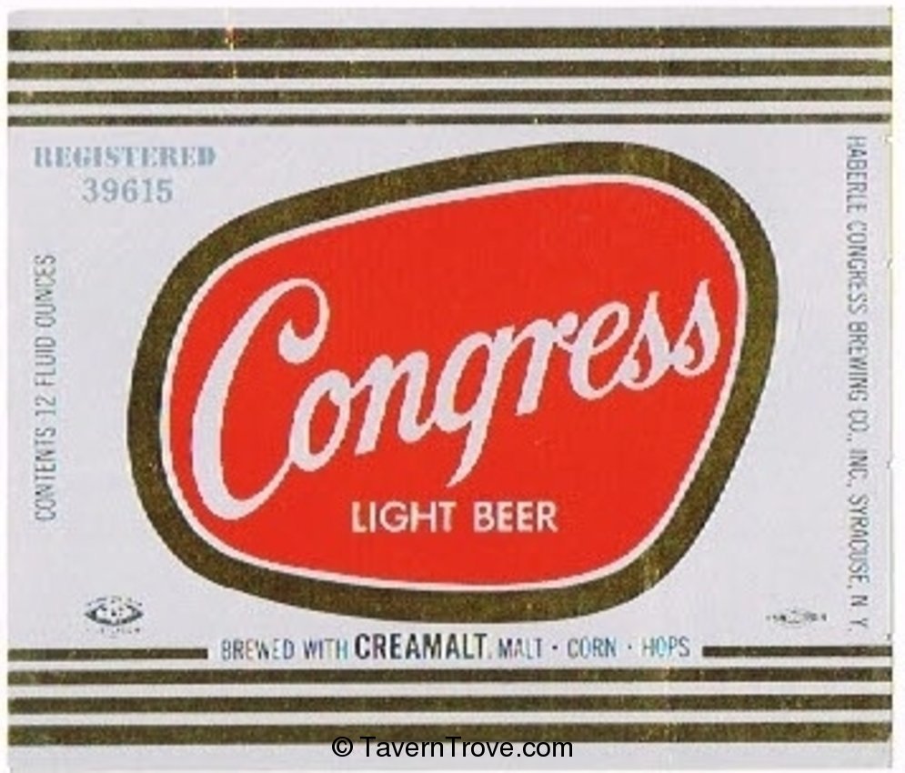 Congress Light  Beer