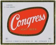 Congress Light  Beer