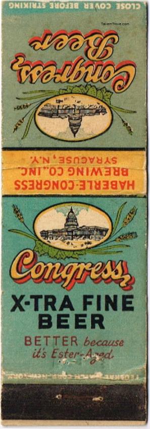 Congress X-Tra Fine Beer