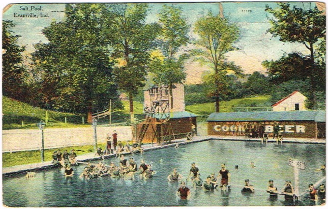 Cook's Beer Sign at Salt Pool
