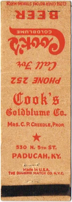 Cook's Goldblume Beer