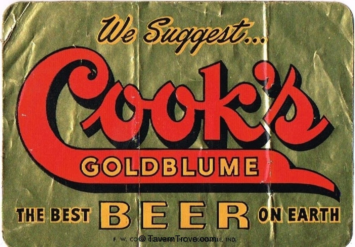 Cook's Goldblume Beer (Decal)