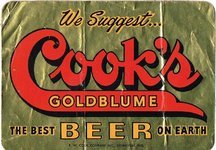 Cook's Goldblume Beer (Decal)