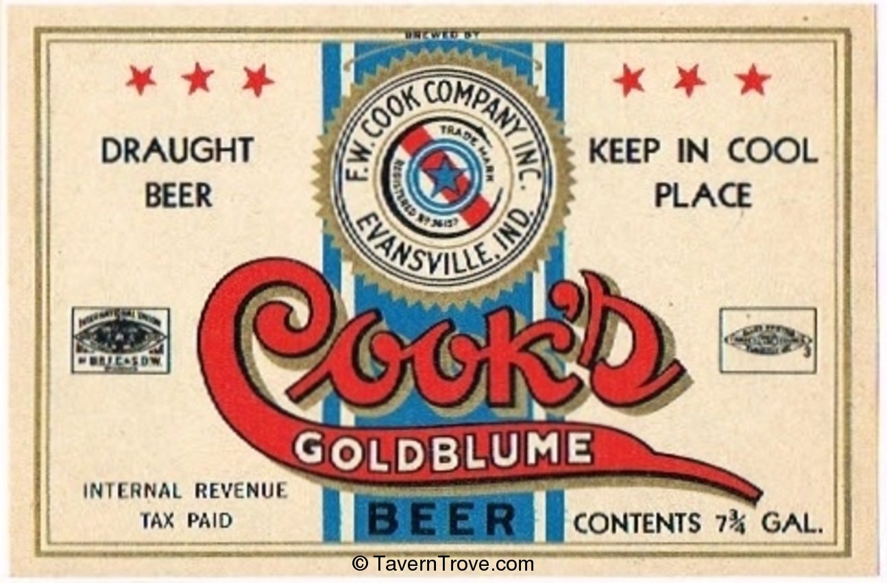 Cook's Goldblume Draught Beer