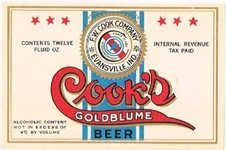 Cook's Goldblume Beer