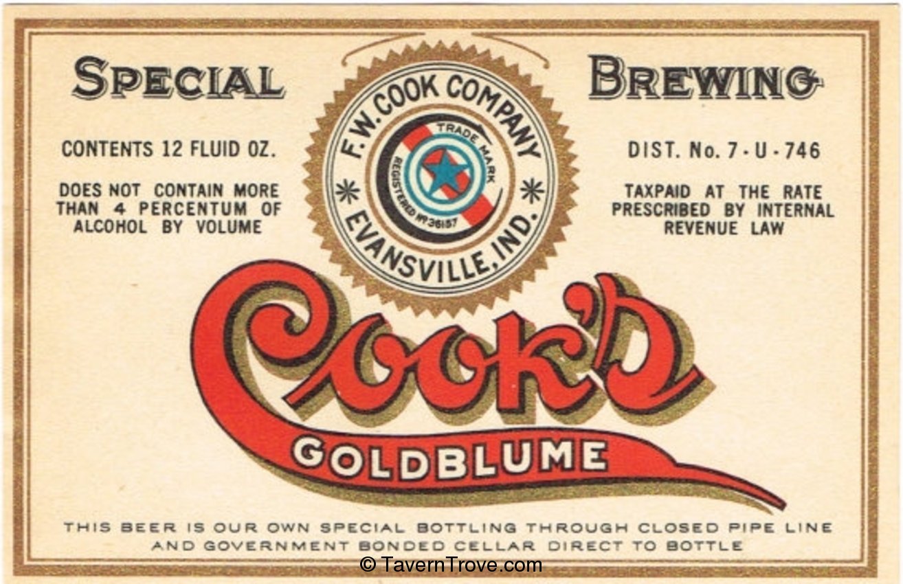 Cook's Goldblume Beer