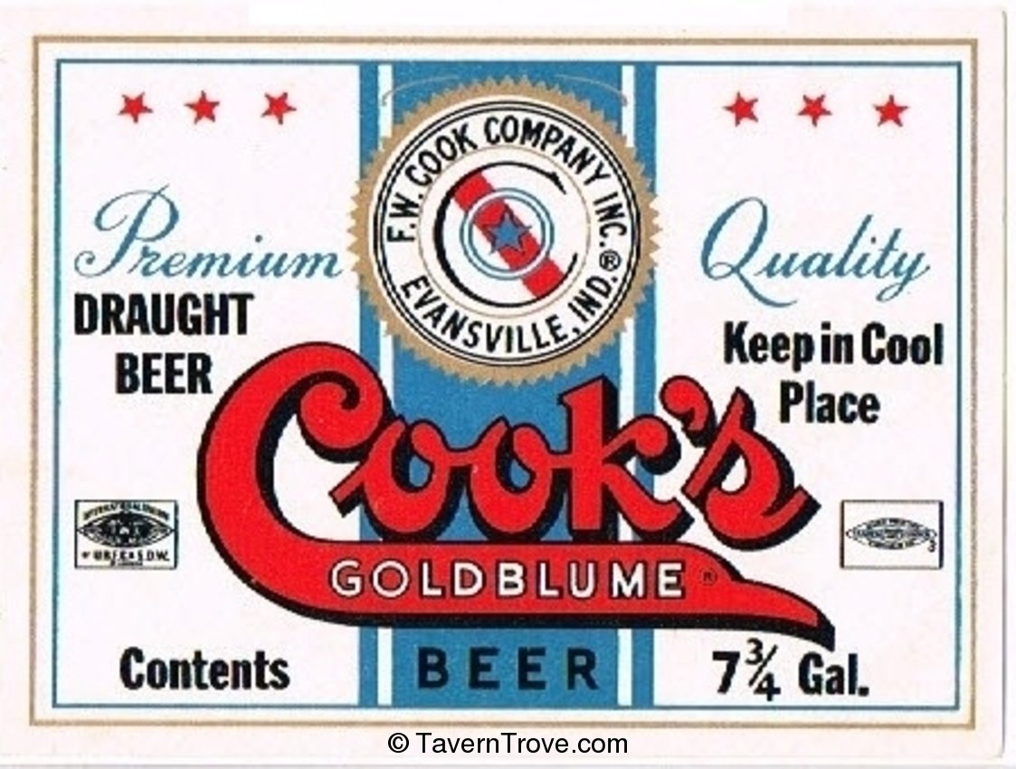 Cook's Goldblume Draught Beer
