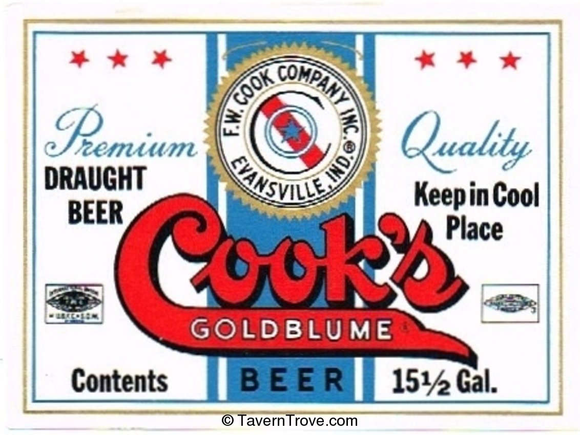 Cook's Goldblume Draught Beer