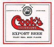 Cook's Goldblume Export Beer