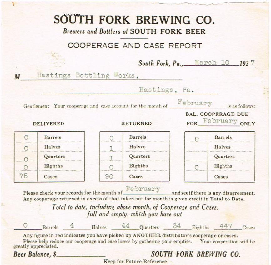 Cooperage And Case Report