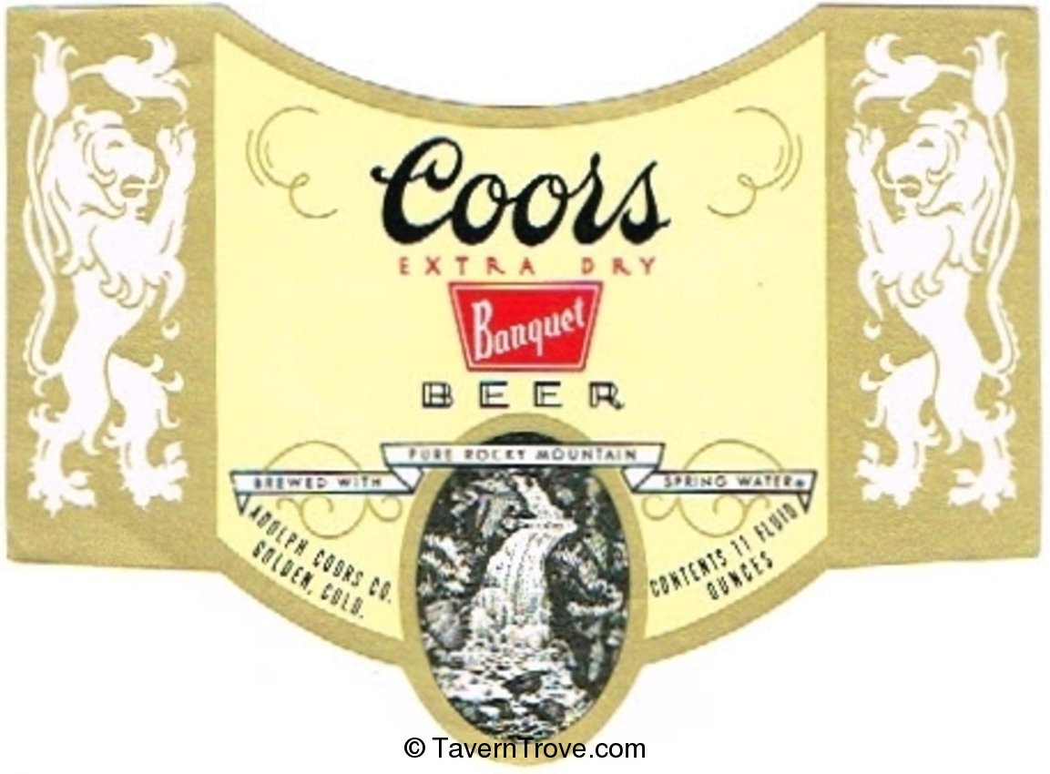 Coors Banquet Beer 