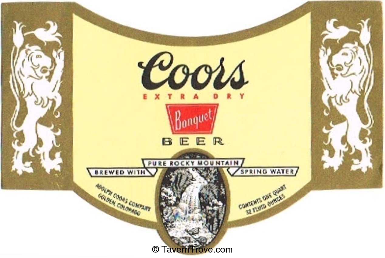 Coors Banquet Beer 