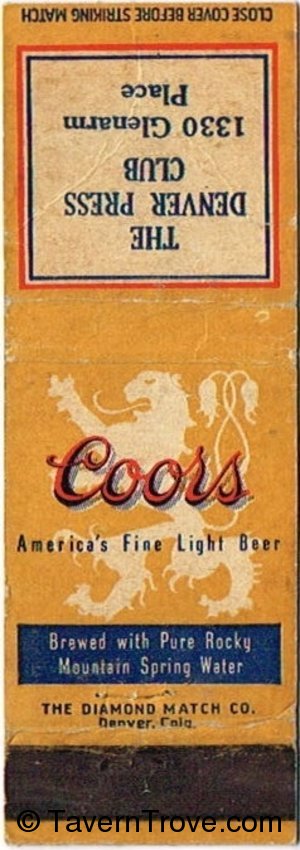 Coors Beer Dupe