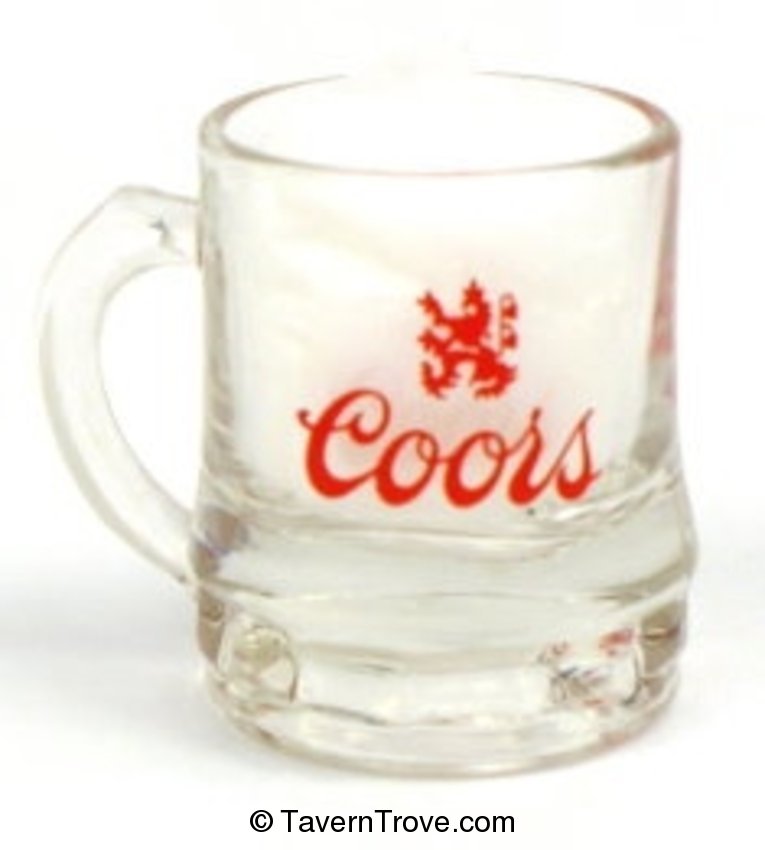 Coors Beer mini mug
