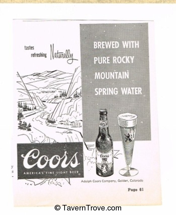 Coors Beer