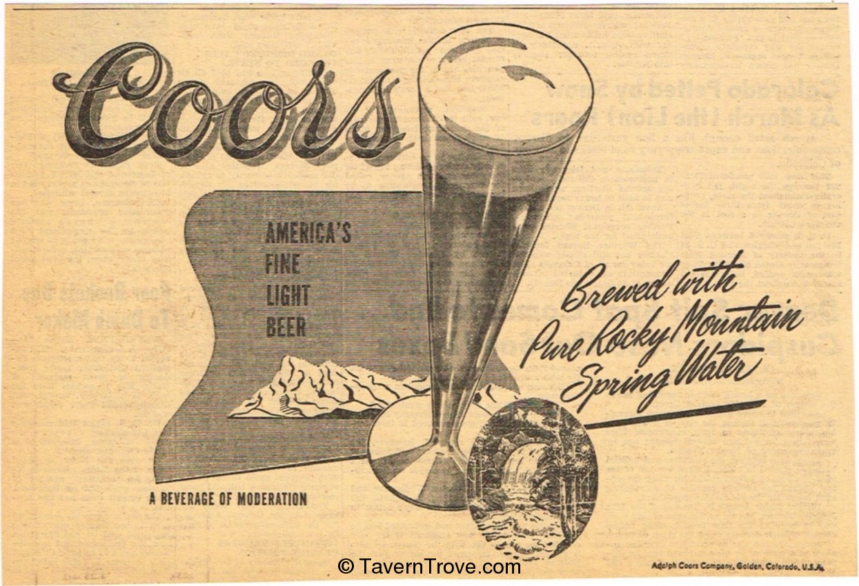 Coors Beer