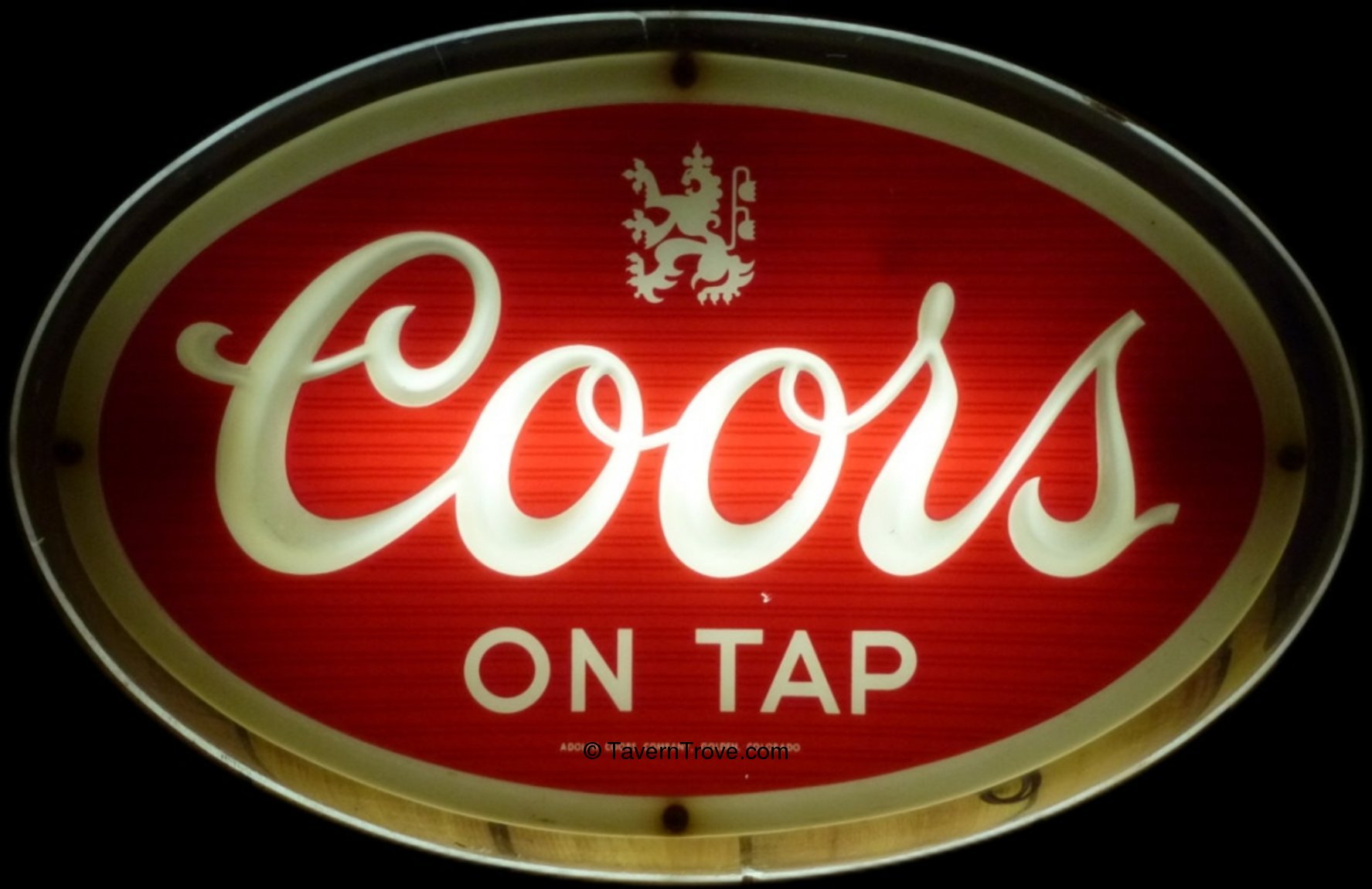 Item 27131 1964 Coors Beer Sign