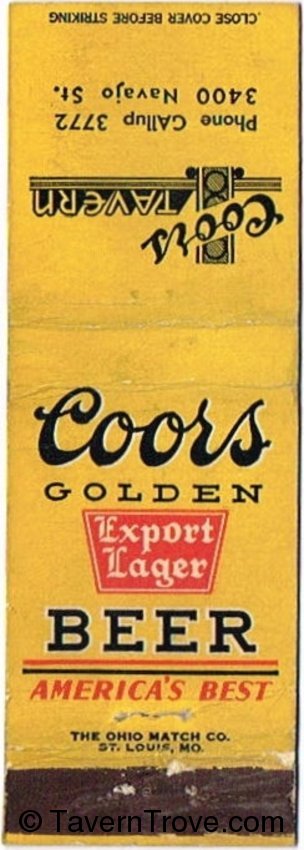 Coors Export Lager Beer