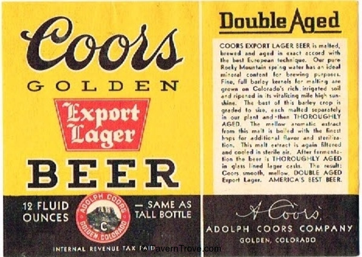 Coors Golden Beer