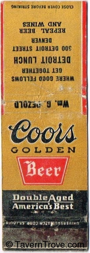 Coors Golden Beer