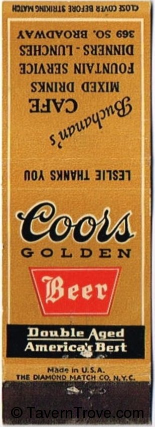 Coors Golden Beer