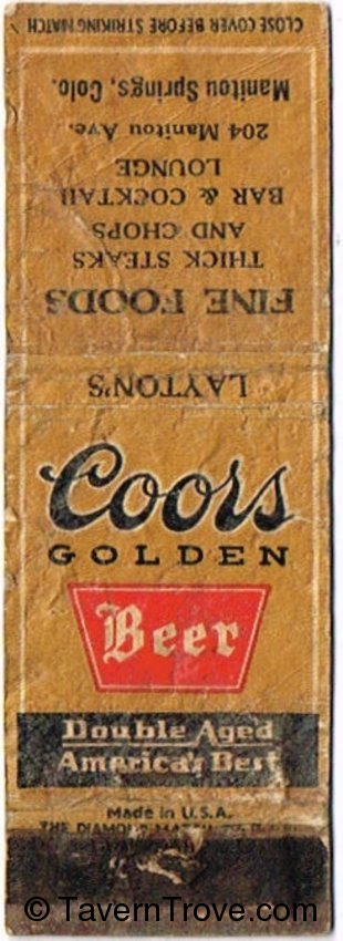 Coors Golden Beer