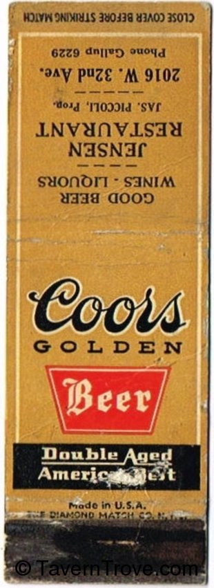 Coors Golden Beer