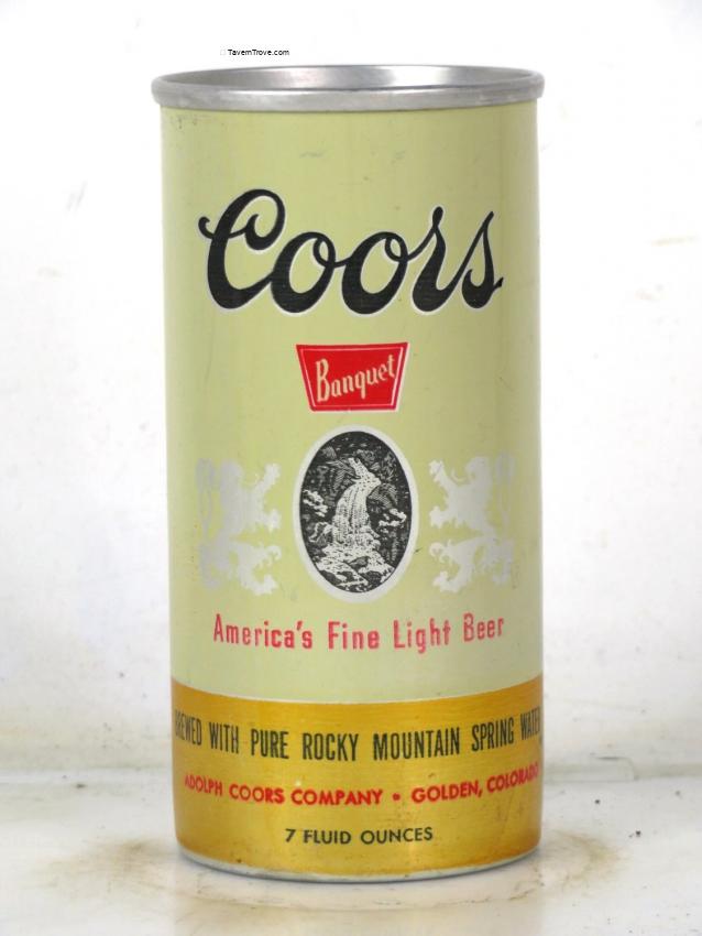 Coors Banquet Beer (creased)