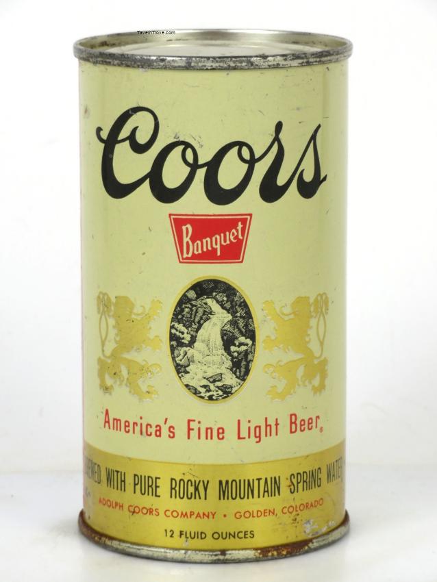 Coors Banquet Beer (Dull Gold)