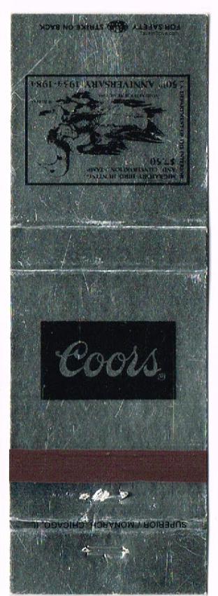 Coors Beer (Duck Hunting Stamp) Dupe