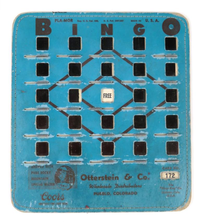 Coors Beer (Otterlein & Co.) BINGO Card