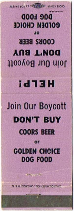 Coors Beer Boycott