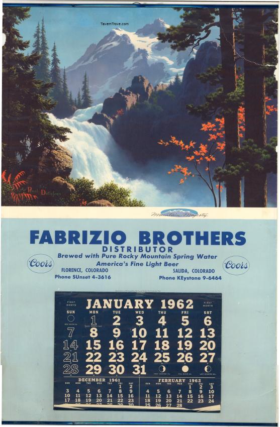 Coors Beer Fabrizio Bros. Florence/Salida
