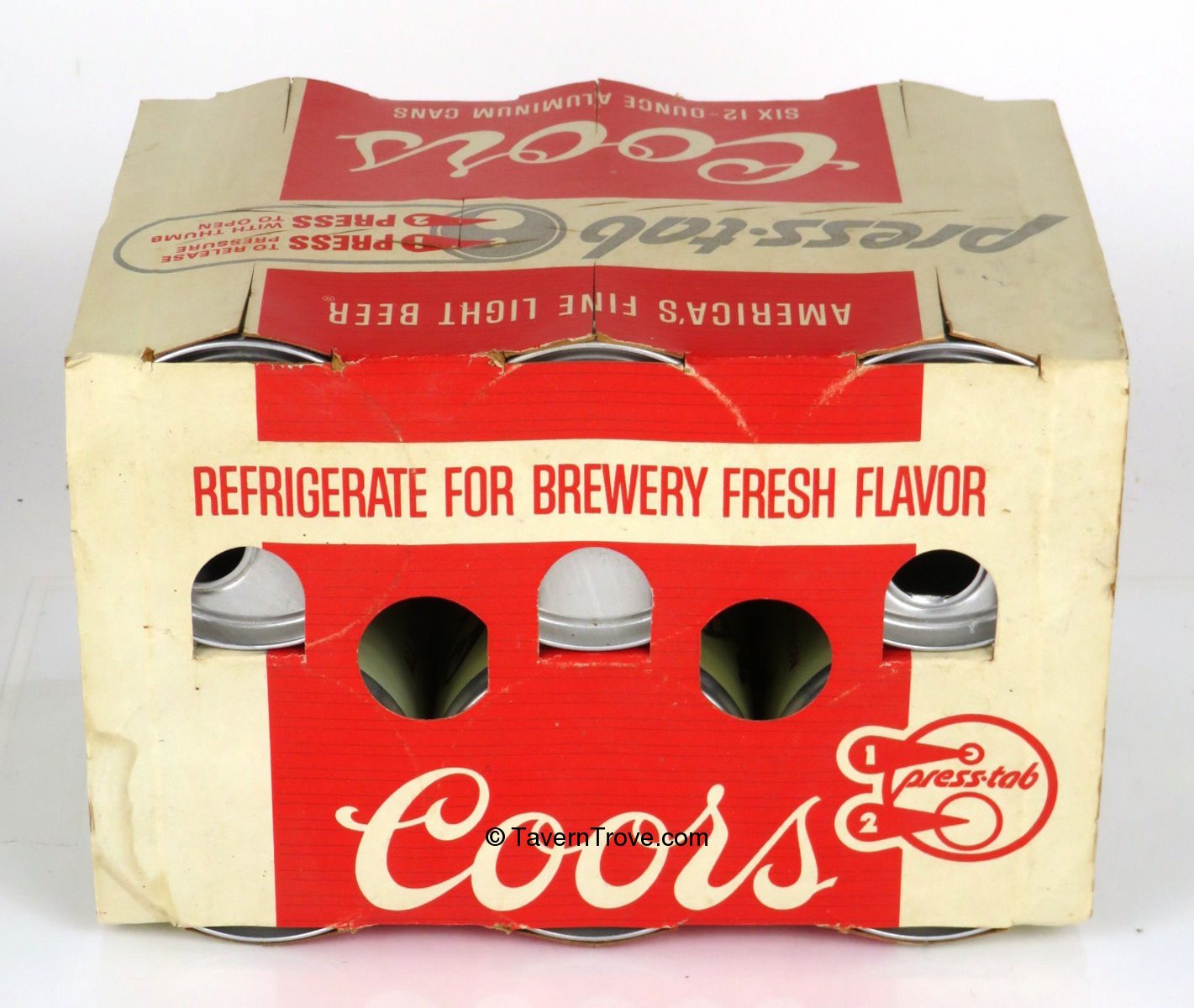 Item 35243 1972 Coors Beer Presstab Sixpack Holder
