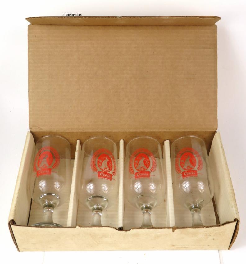 Coors Beer Set of Four