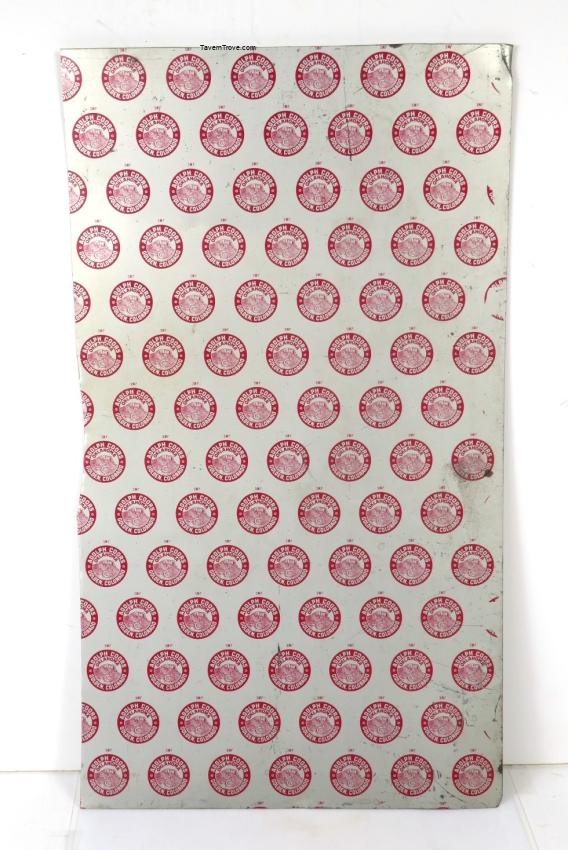 Coors Beer Sheet of Uncut Bottle Caps