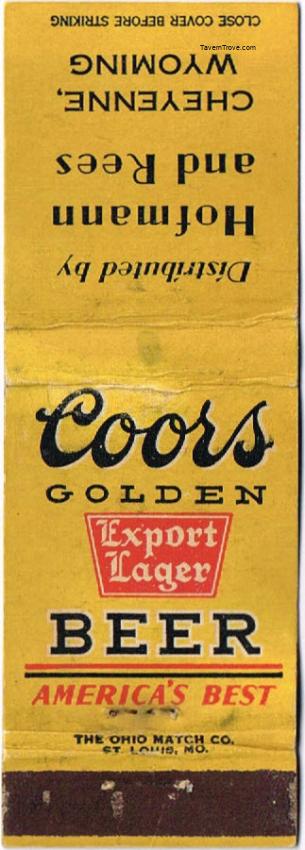 Coors Export Lager Beer