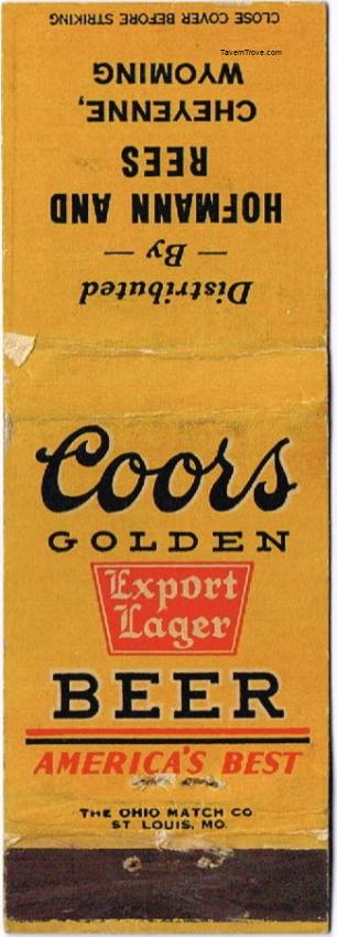 Coors Export Lager Beer Dupe