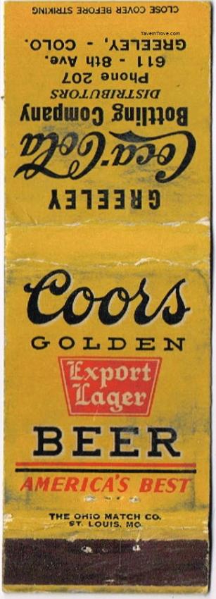 Coors Export Lager Beer