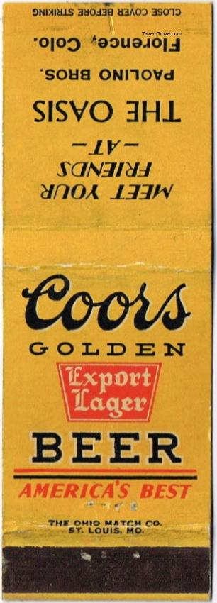 Coors Export Lager Beer