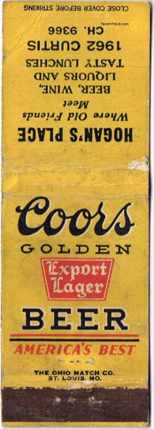 Coors Export Lager Beer