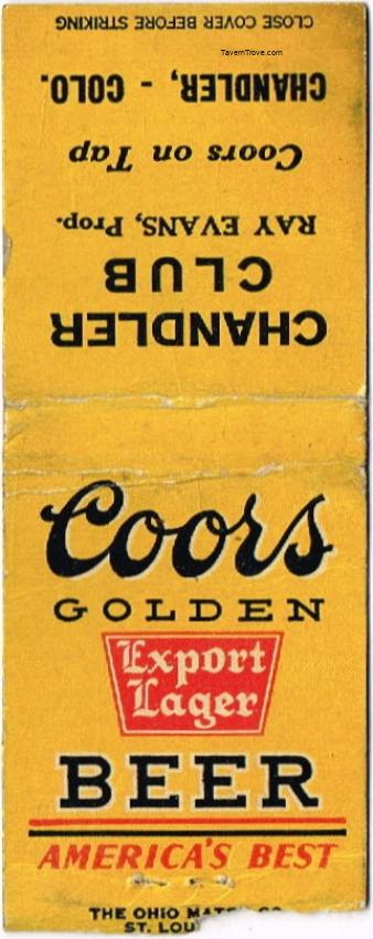 Coors Export Lager Beer