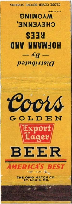 Coors Export Lager Beer