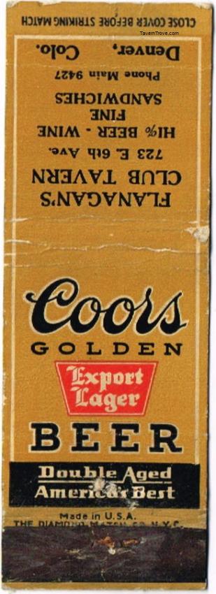 Coors Export Lager Beer