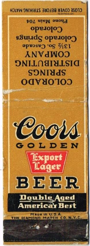 Coors Export Lager Beer