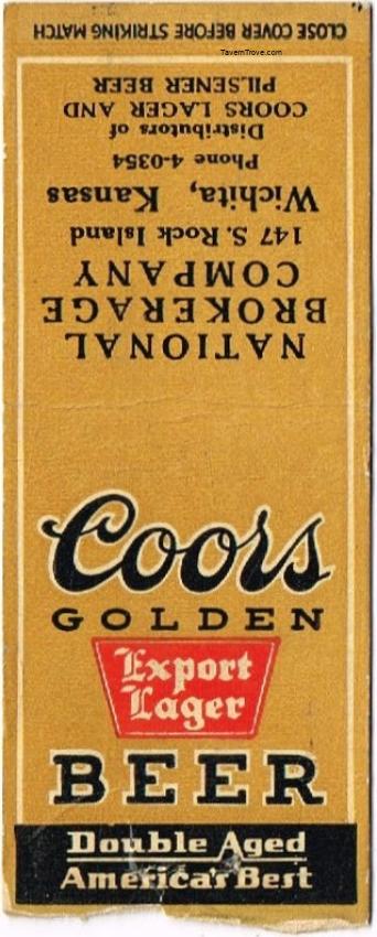 Coors Export Lager Beer